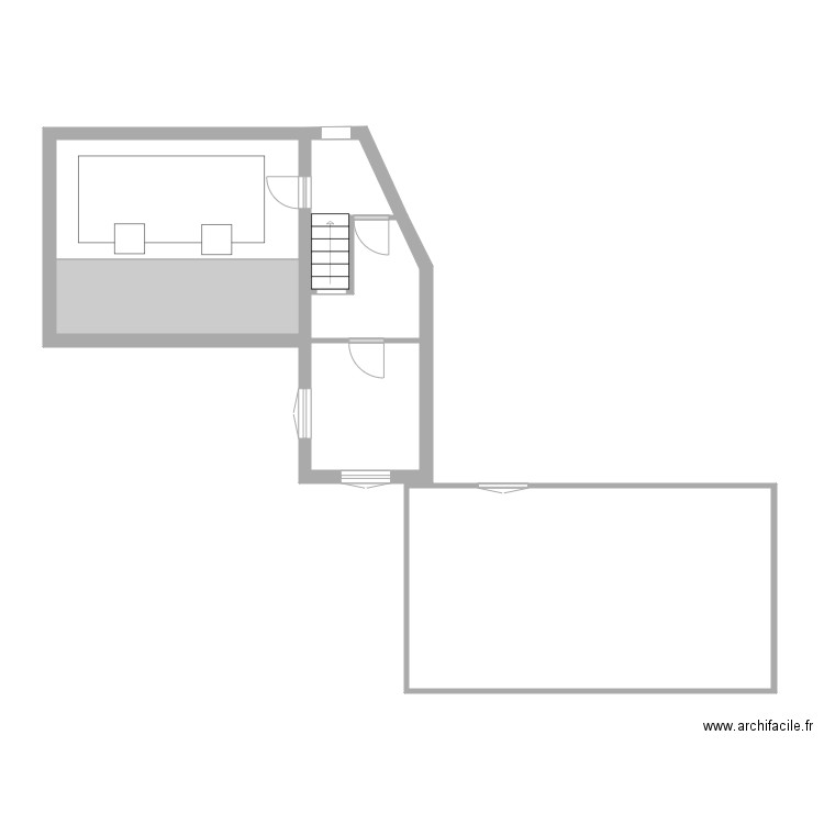 tredrez etage existant . Plan de 0 pièce et 0 m2