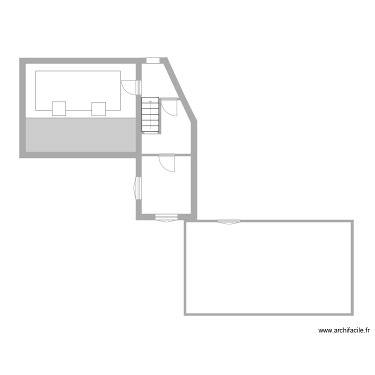 tredrez etage existant . Plan de 