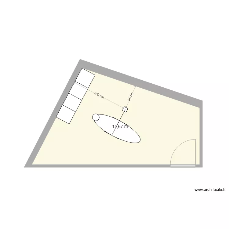 SO CLINIC CAB5 MEUBLES. Plan de 