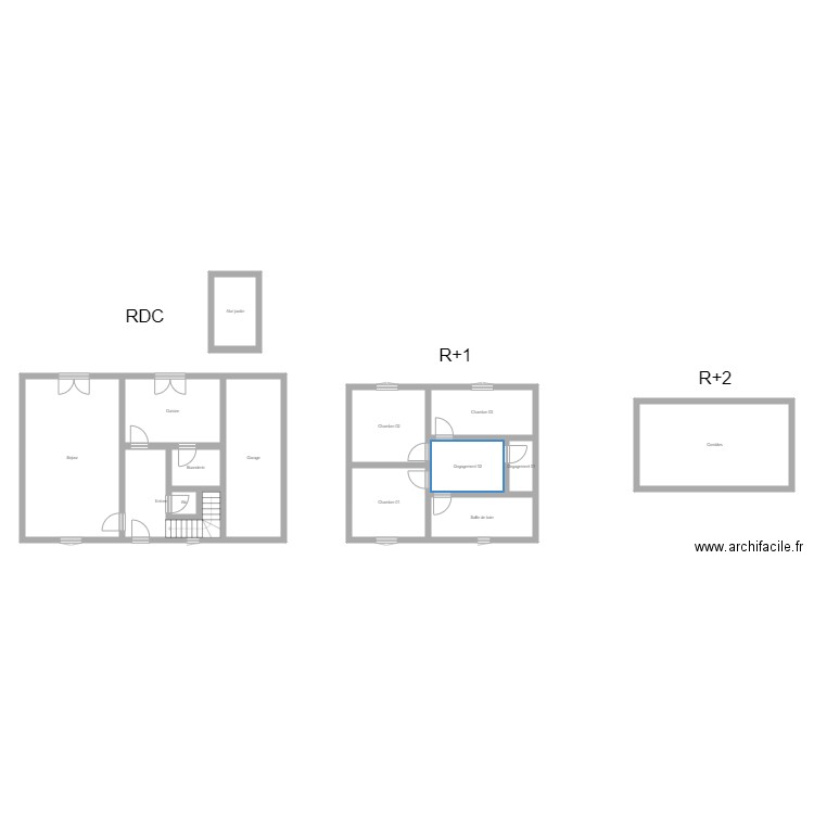 350601168. Plan de 14 pièces et 160 m2