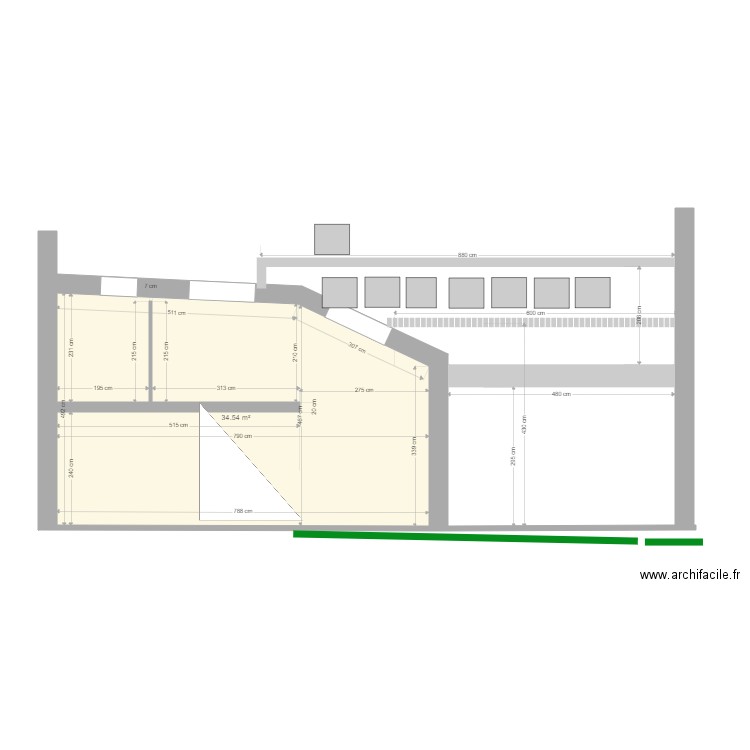 Atelier Coupe Placo V1. Plan de 0 pièce et 0 m2