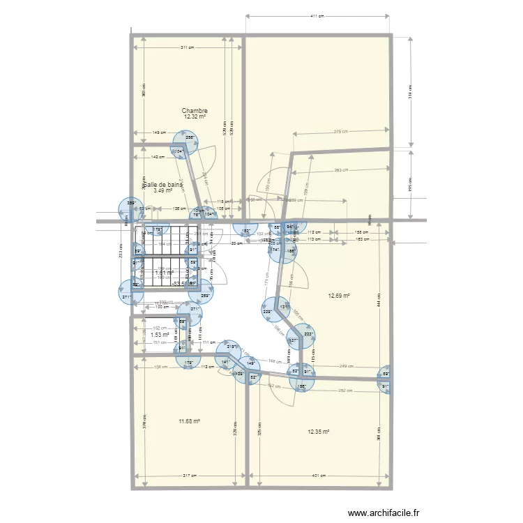 Ucimont étage 2. Plan de Ucimont étage 2. Plan de