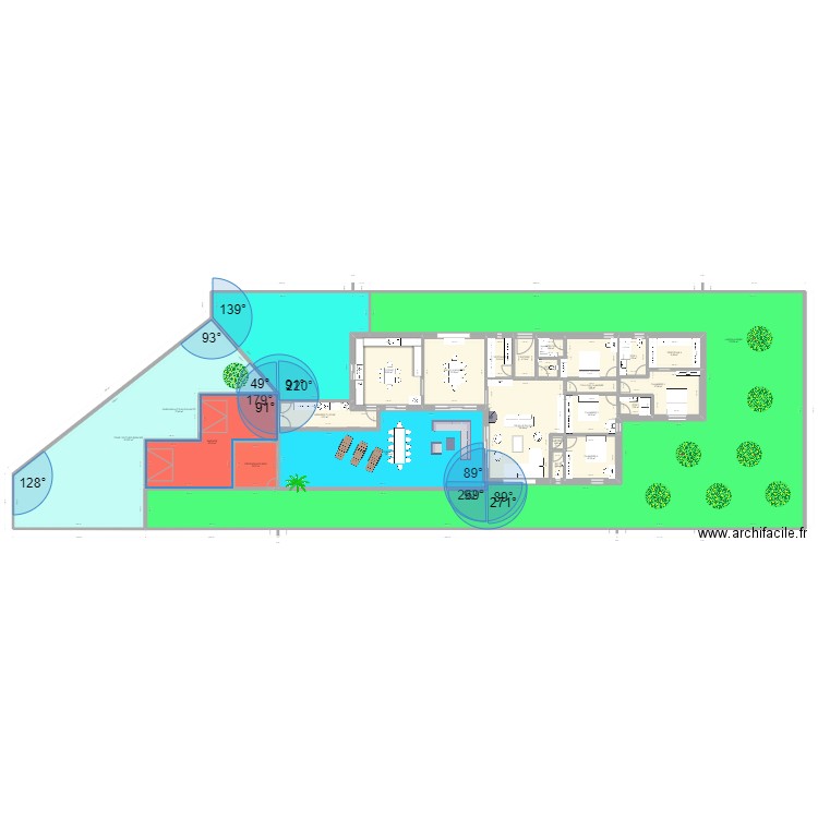 PLAN MAISON CESSOIE 2 DEF. Plan de 23 pièces et 892 m2