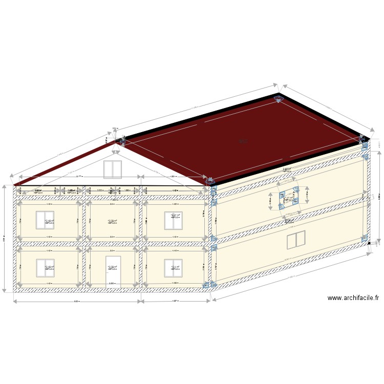 MAISON. Plan de 0 pièce et 0 m2