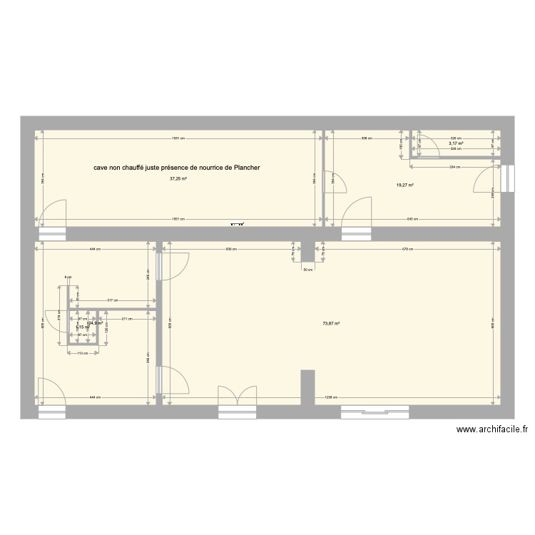 seb bene Laurent . Plan de 6 pièces et 160 m2