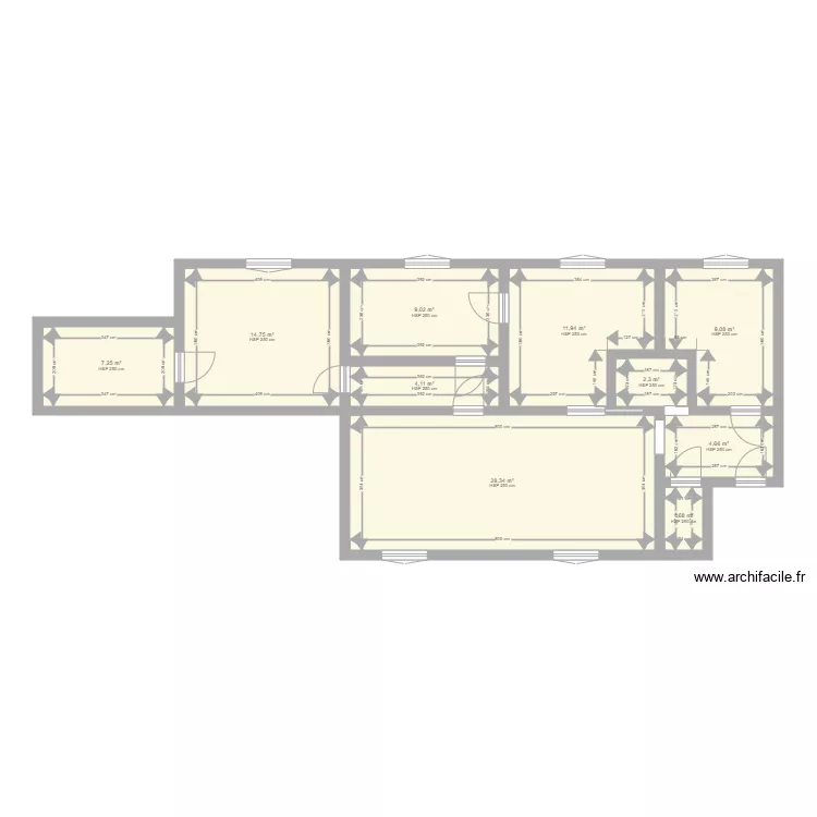 Appartement. Plan de Appartement. Plan de