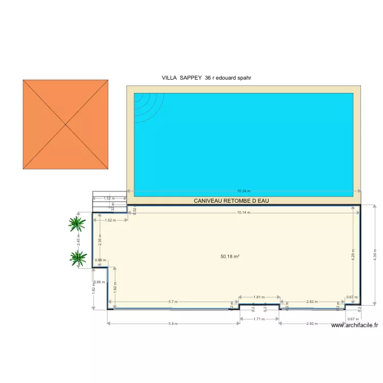 villa  sappey. Plan de 