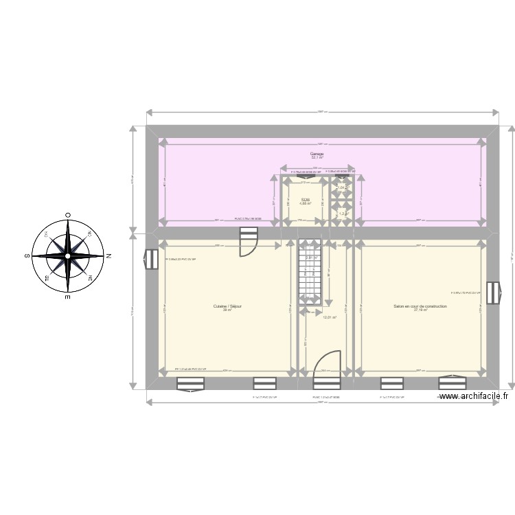 Badre. Plan de 0 pièce et 0 m2