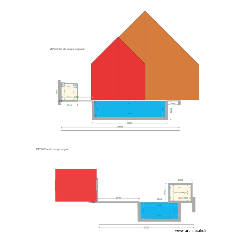 DP03 Gigean avec maison. Plan de 0 pièce et 0 m2