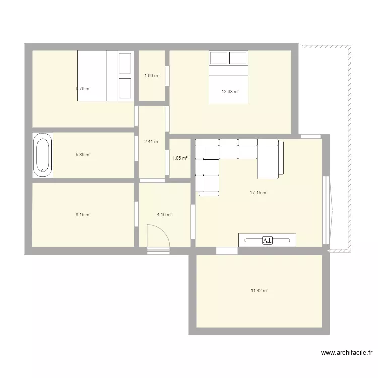 Futur appartement. Plan de Futur appartement. Plan de