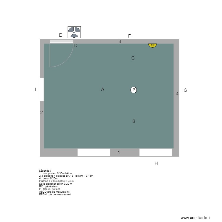 Cabinet 2 Dr S BOURZAC. Plan de 0 pièce et 0 m2