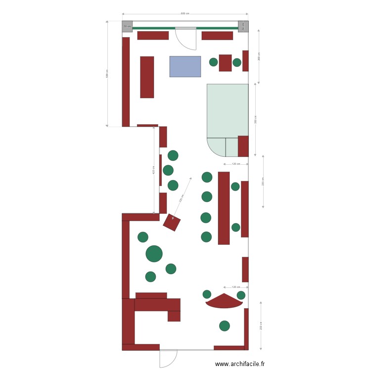 AGENCEMENTS rectifiés. Plan de 0 pièce et 0 m2