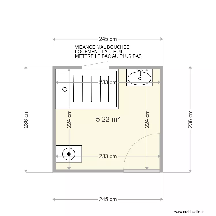 GOSSET MICKAEL . Plan de 