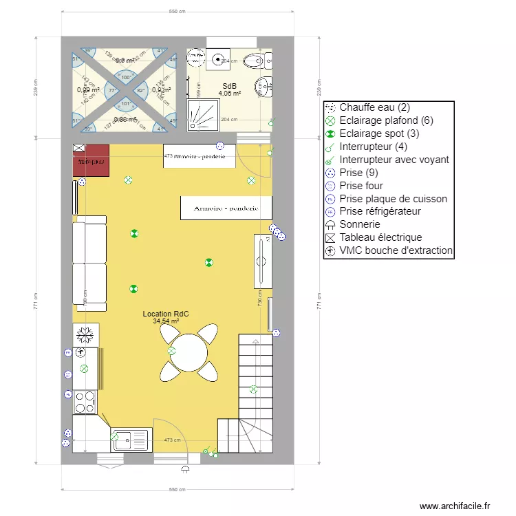 R&eacute;noLafeychineJuillet21LocationRdCElec. Plan de 