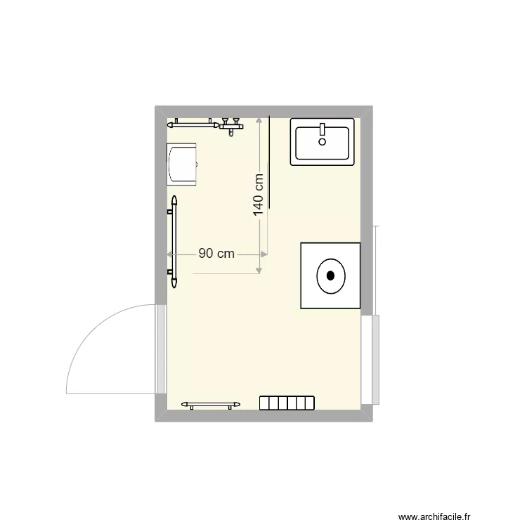 Benflis SDB projet. Plan de Benflis SDB projet. Plan de