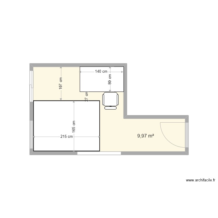 despacho-benitachel-4-a. Plan de 1 pièce et 10 m2