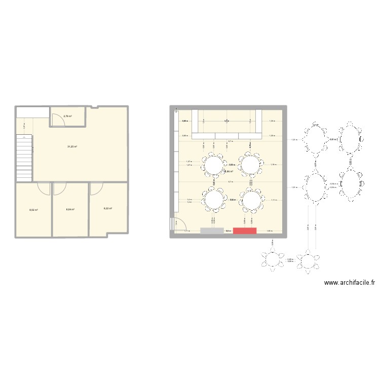 KSEC PRESTIGIA. Plan de 5 pièces et 58 m2