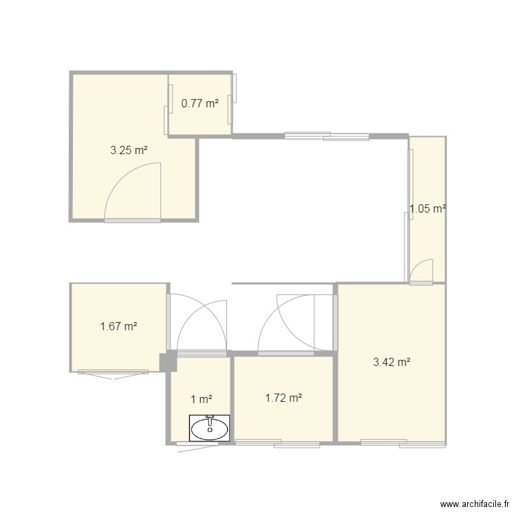 transformation cuisine ouverte. Plan de 0 pièce et 0 m2