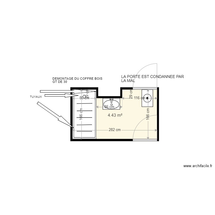 COQUERELLE M LOUISE . Plan de 0 pièce et 0 m2