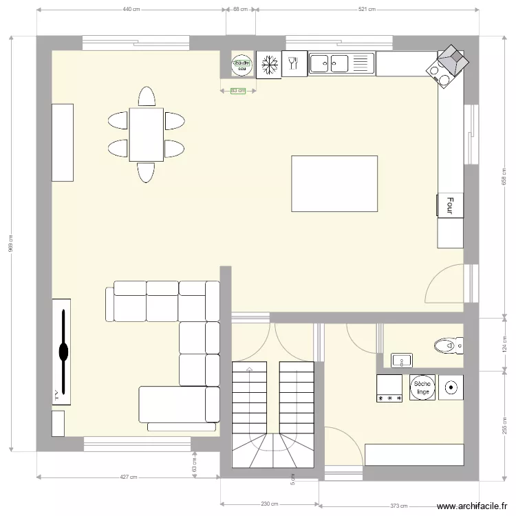 RDC Maison SAINT NAZAIRE 315. Plan de 