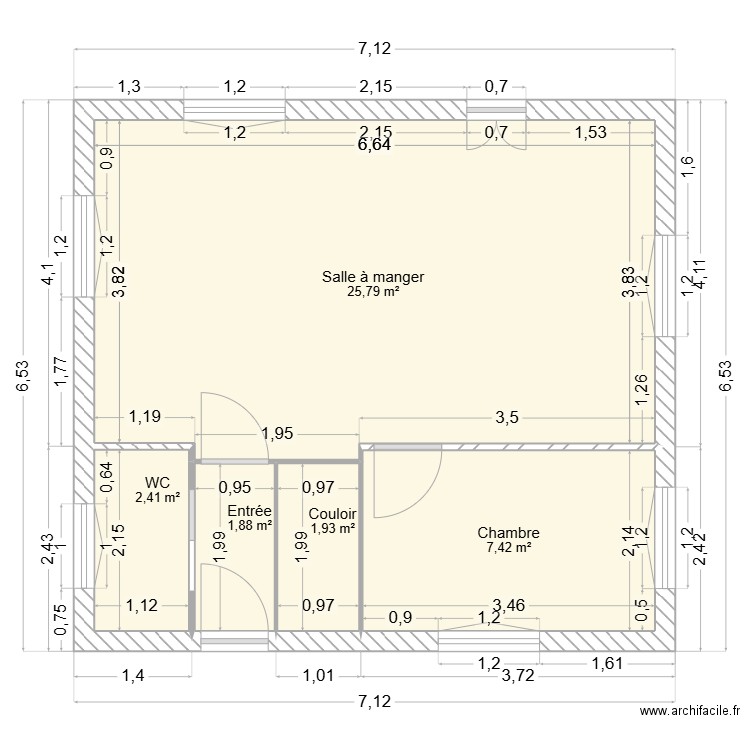 MAYEN 2. Plan de 11 pièces et 119 m2