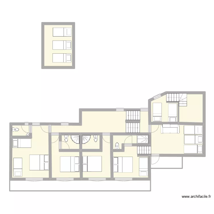 Le Bois Robin. Plan de 