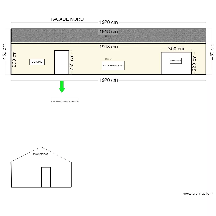plan de coupe. Plan de 