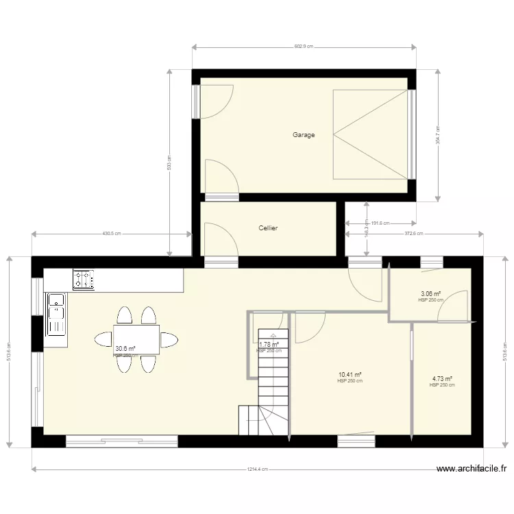 Kerbrat RDC. Plan de Kerbrat RDC. Plan de