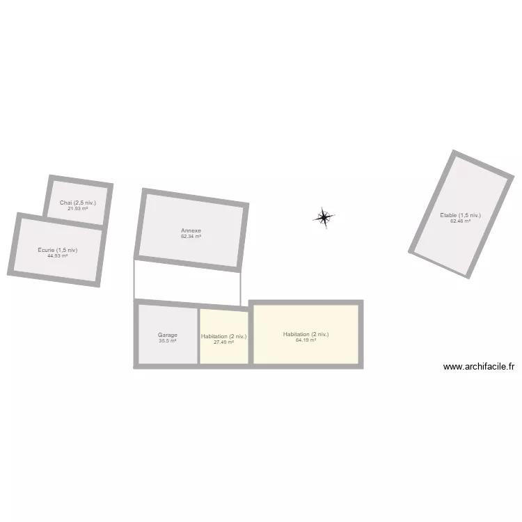 Plan de masse 2. Plan de 