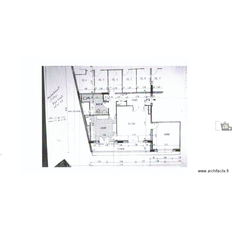 Plan Esquisse Bégué option 6. Plan de 0 pièce et 0 m2