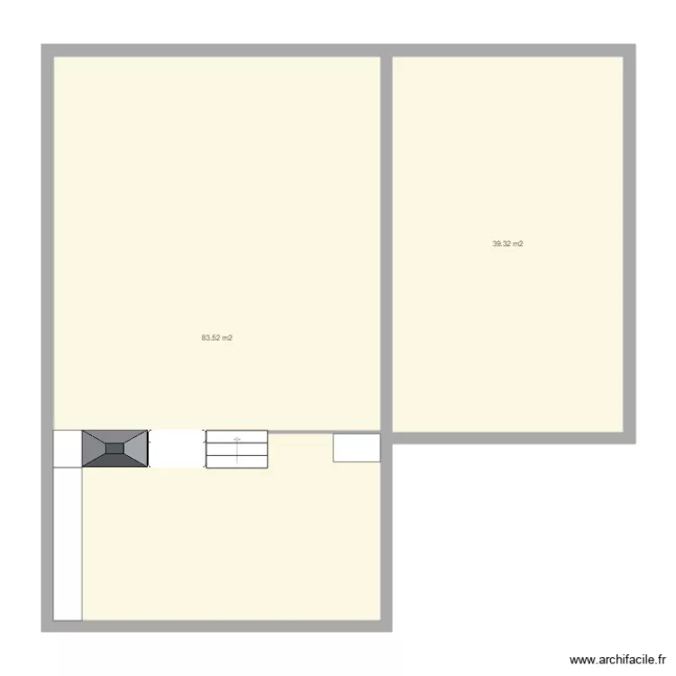 Nouvelle Maison Vide. Plan de 