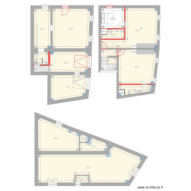 ST Garmain esquisse. Plan de 0 pièce et 0 m2