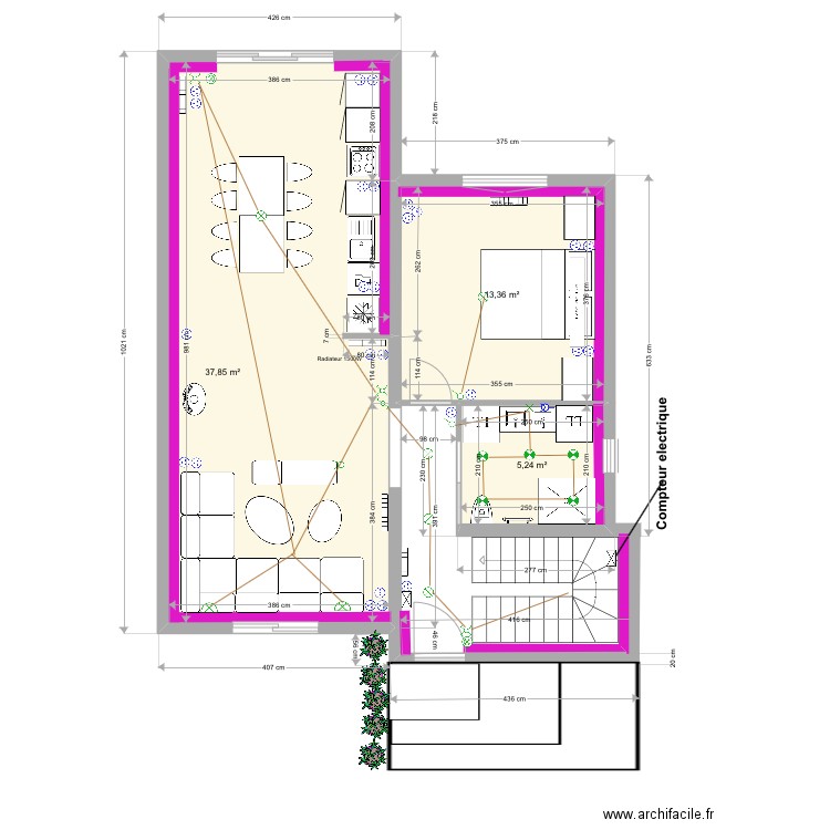 LEROUX  acces arriere 3. Plan de 0 pièce et 0 m2