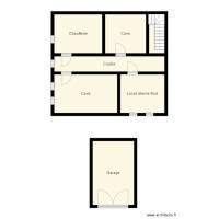 Croquis sous sol et garage HEMING