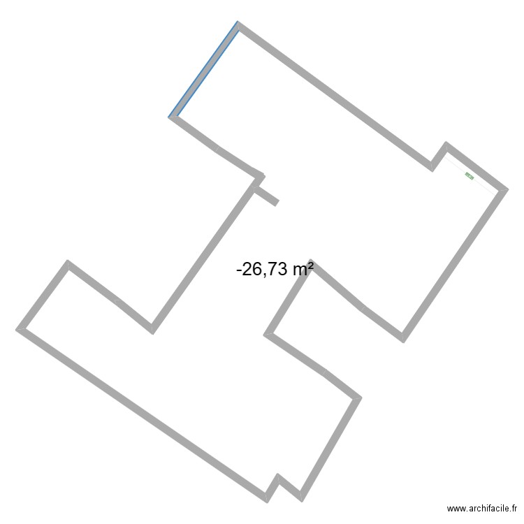 Brusc cadastre. Plan de 1 pièce et 179 m2