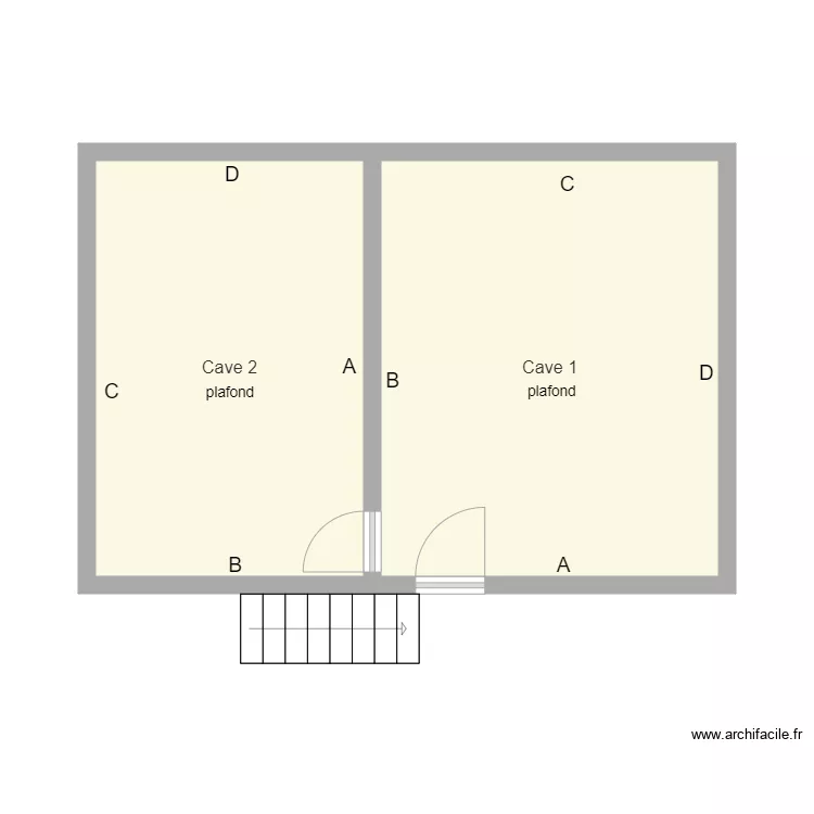 busson Cave. Plan de 