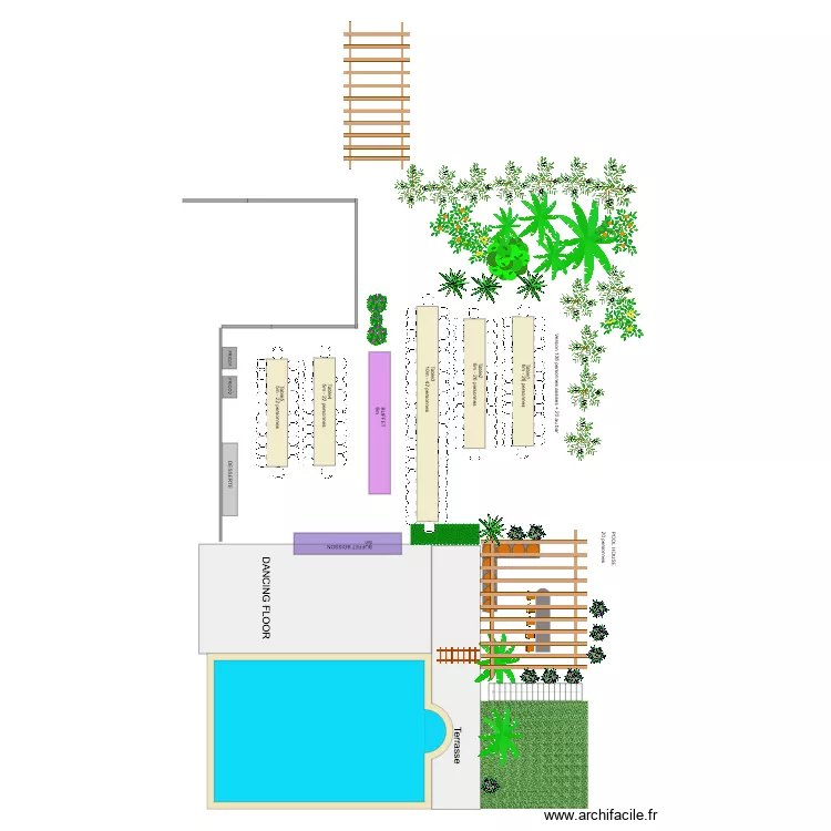 PARTY DU 26 JUIN. Plan de 