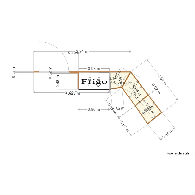 nouveau bar. Plan de 0 pièce et 0 m2