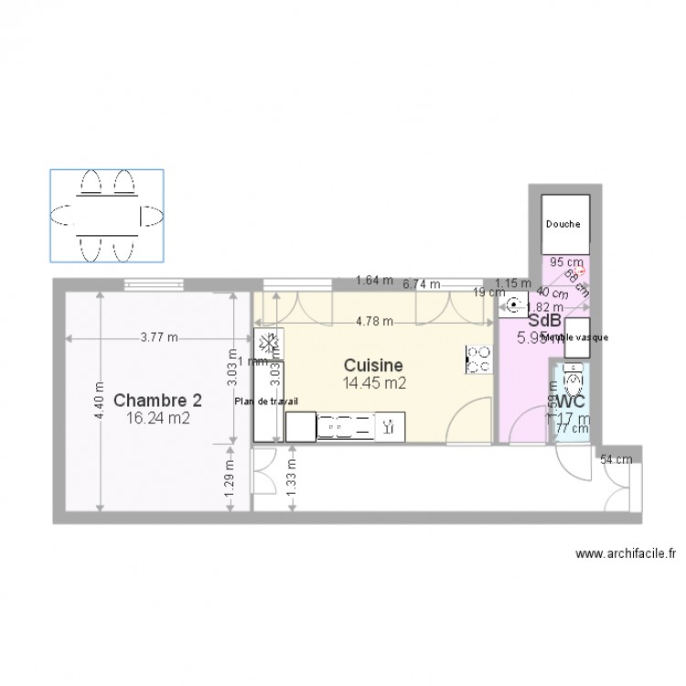 Plan. Plan de 0 pièce et 0 m2