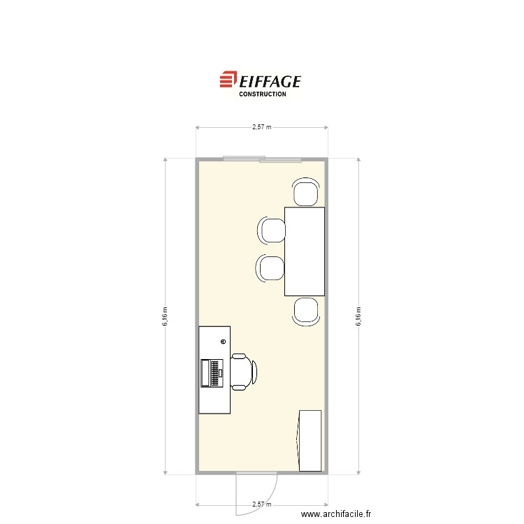EIFFAGE 1. Plan de 0 pièce et 0 m2