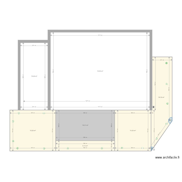 terrasse. Plan de 0 pièce et 0 m2