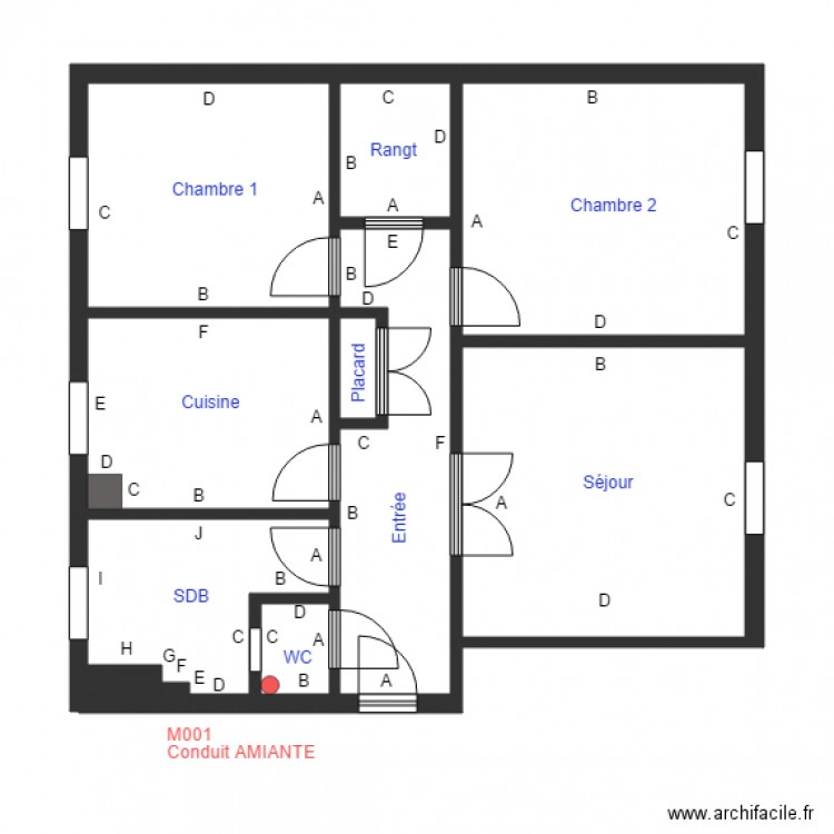 RE 2ETG GAUCHE. Plan de 0 pièce et 0 m2