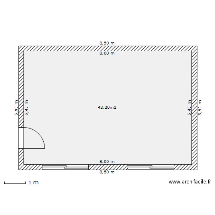 rdc1. Plan de 0 pièce et 0 m2