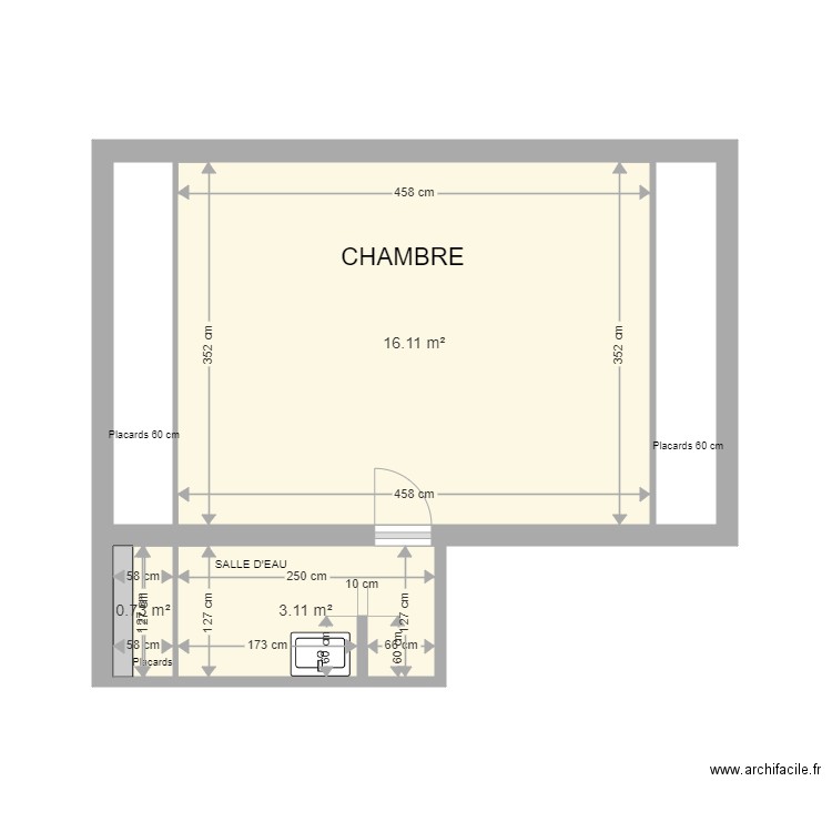 ETAGE. Plan de 0 pièce et 0 m2