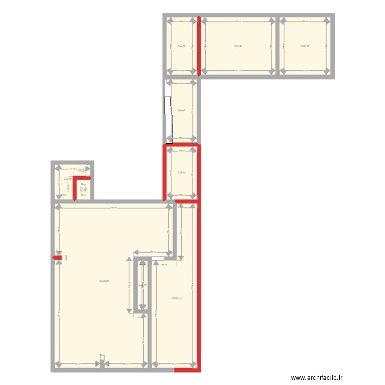 Plan Maison existant 5. Plan de 0 pièce et 0 m2