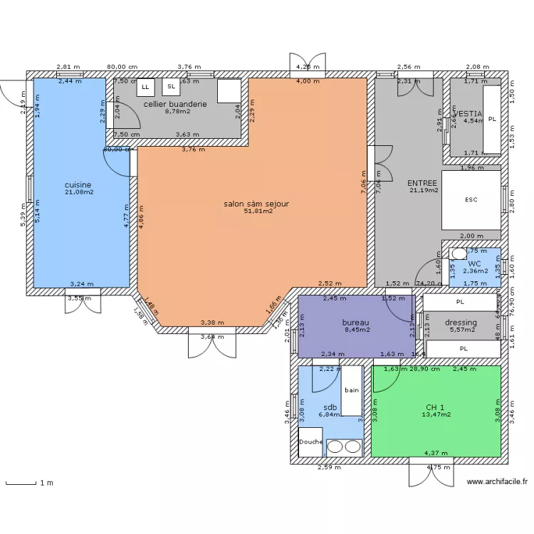 LPF LATRIMEG RDC. Plan de 