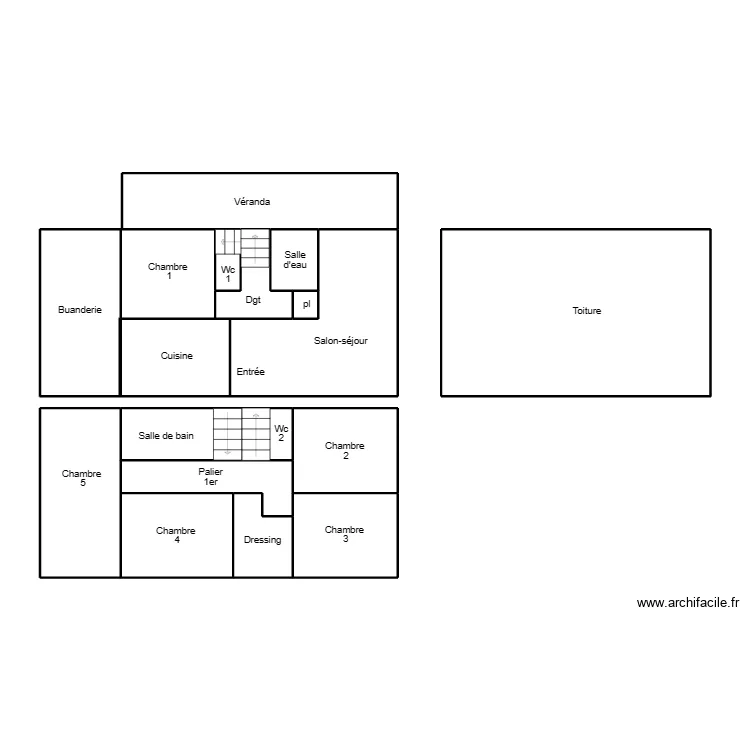 QUIMPER FEUNTEUN TY PELLETER. Plan de QUIMPER FEUNTEUN TY PELLETER. Plan de