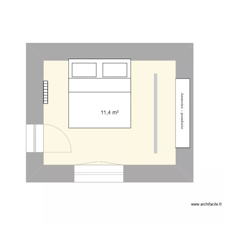chambre la murette. Plan de 