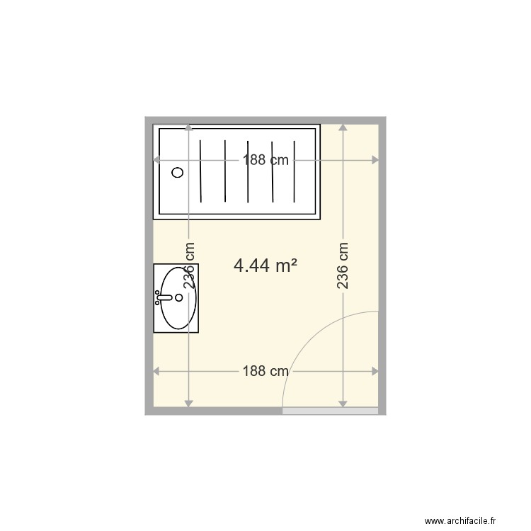 MERCIER MAURICETTE . Plan de 0 pièce et 0 m2