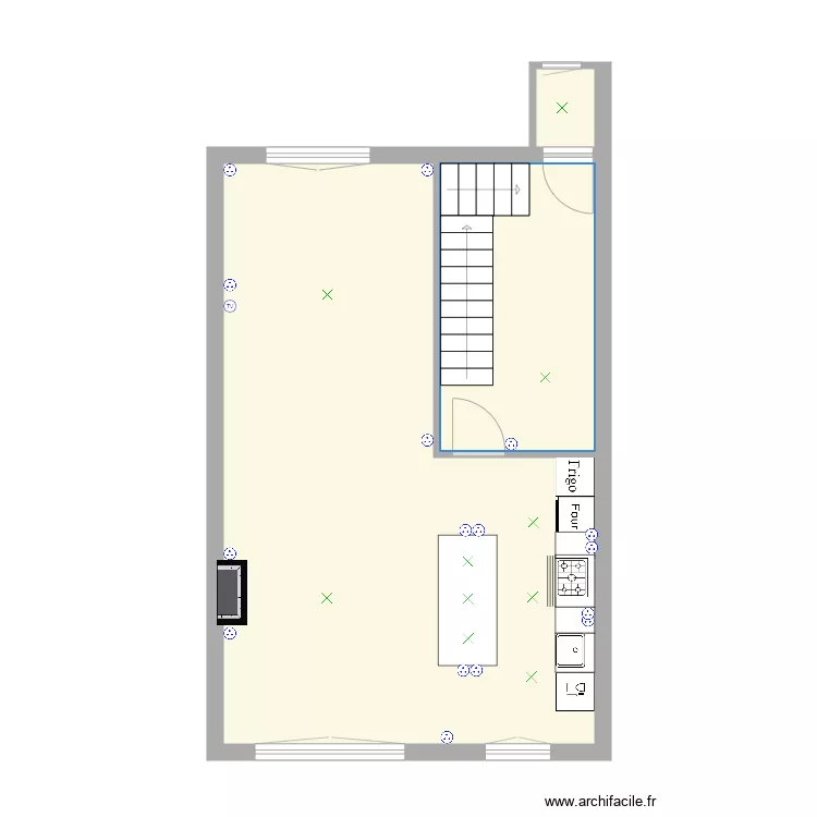 Appart 3eme. Plan de 